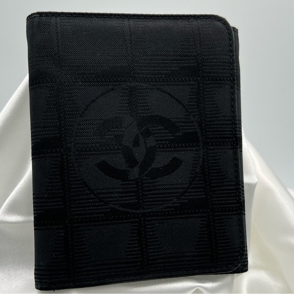 CHANEL Travel Line Tri-Fold Nylon Leather Wallet AT COST! - Picture 1 of 13